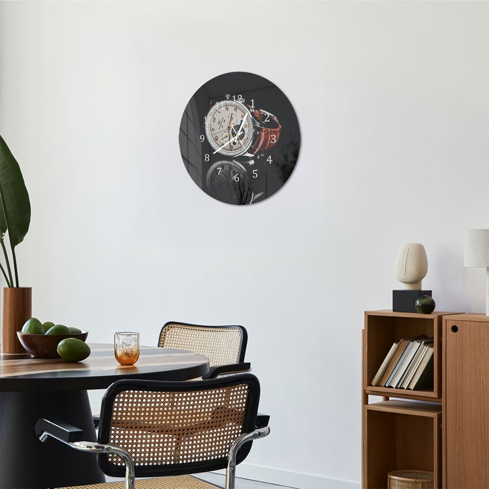 Wandklok Rond 30cm - Gehard Glas - Horloge