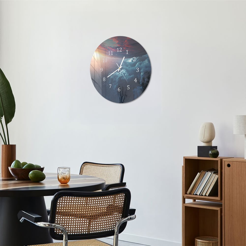 Wandklok Rond 30cm - Gehard Glas - Baan van de Planeet