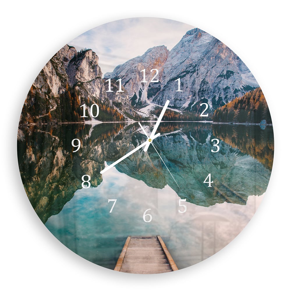Wandklok Rond 30cm - Gehard Glas - Steiger aan Meer