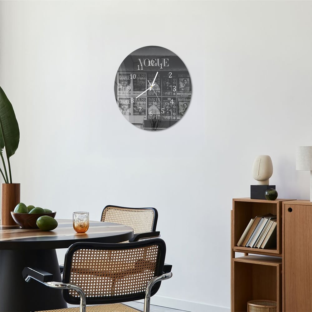 Wandklok Rond 30cm - Gehard Glas - Vogue