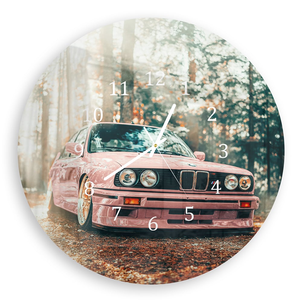 Wandklok Rond 30cm - Gehard Glas - BMW E30 M3