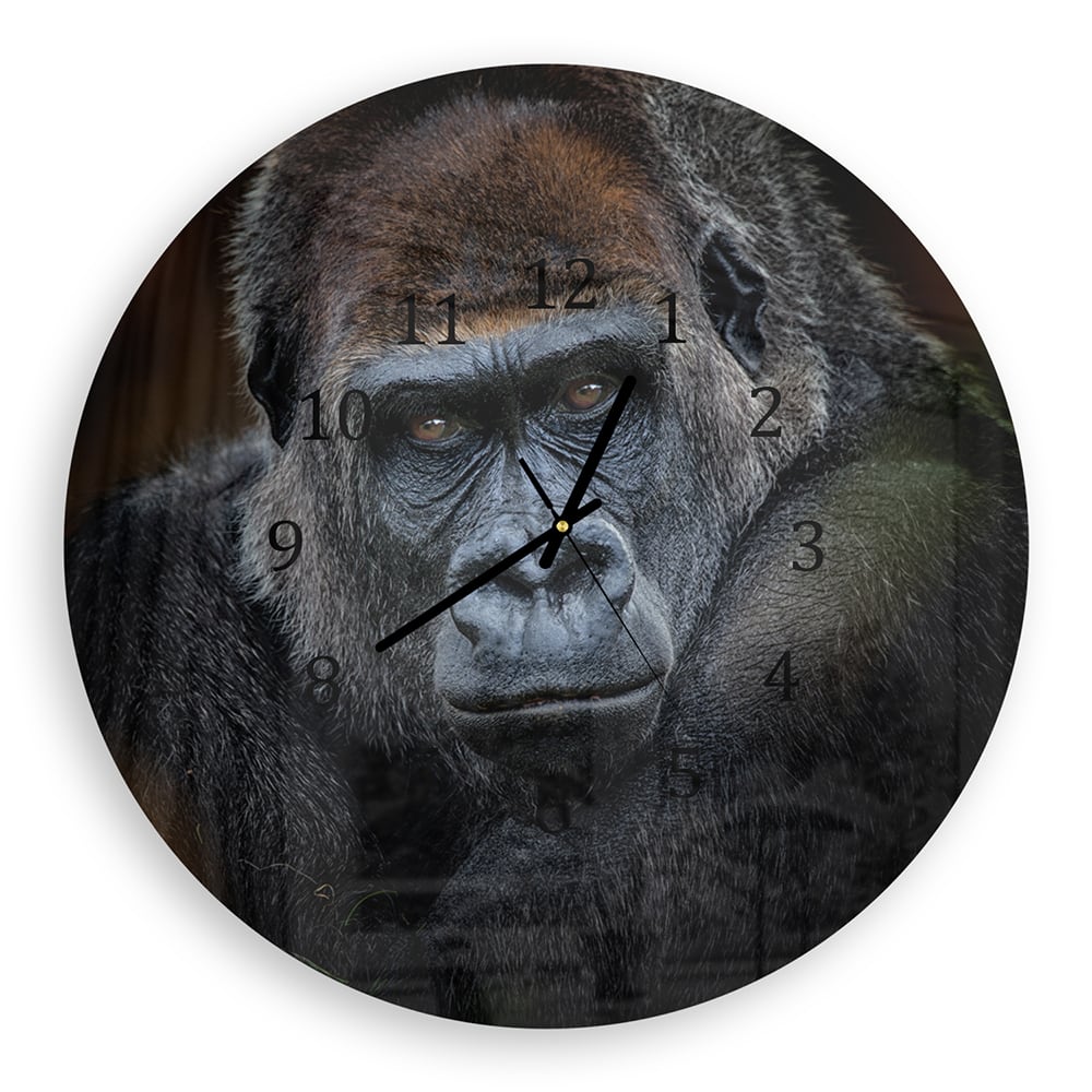 Wandklok Rond 30cm - Gehard Glas - Gorilla