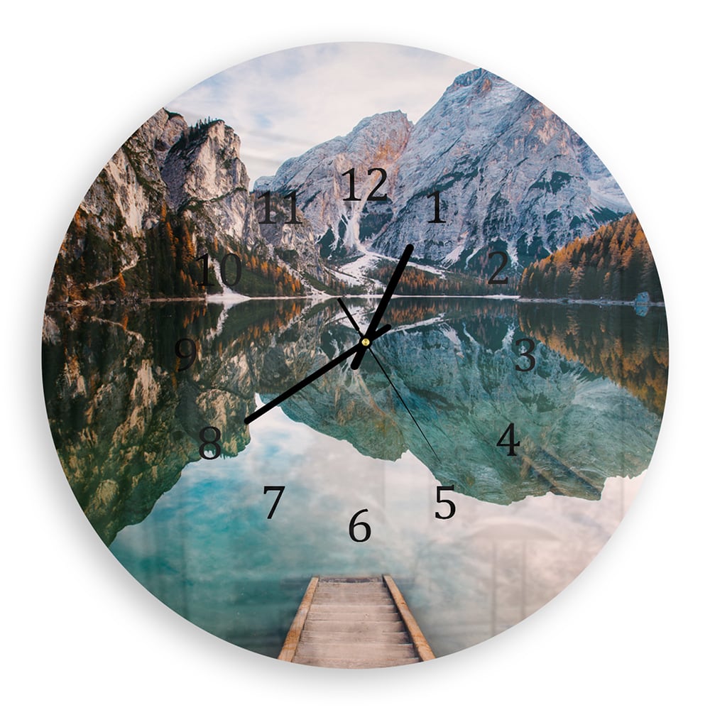 Wandklok Rond 30cm - Gehard Glas - Steiger aan Meer