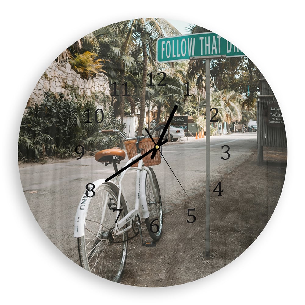 Wandklok Rond 30cm - Gehard Glas - Follow That Dream