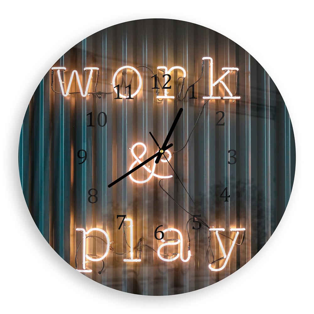 Wandklok Rond 30cm - Gehard Glas - Work & Play