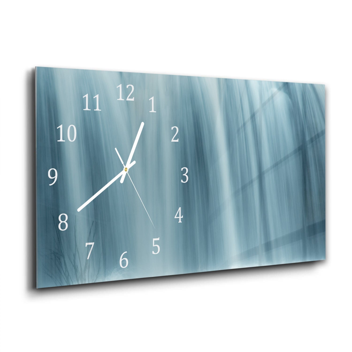 Wandklok 60x30 - Gehard Glas - Waterval