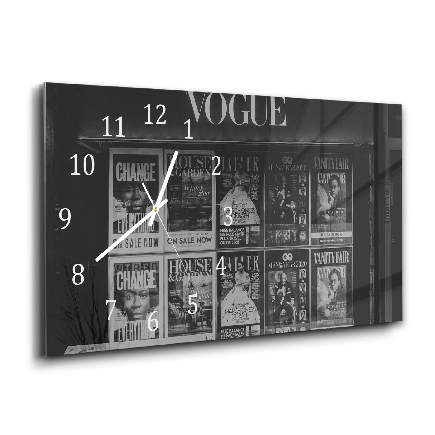 Wandklok 60x30 - Gehard Glas - Vogue