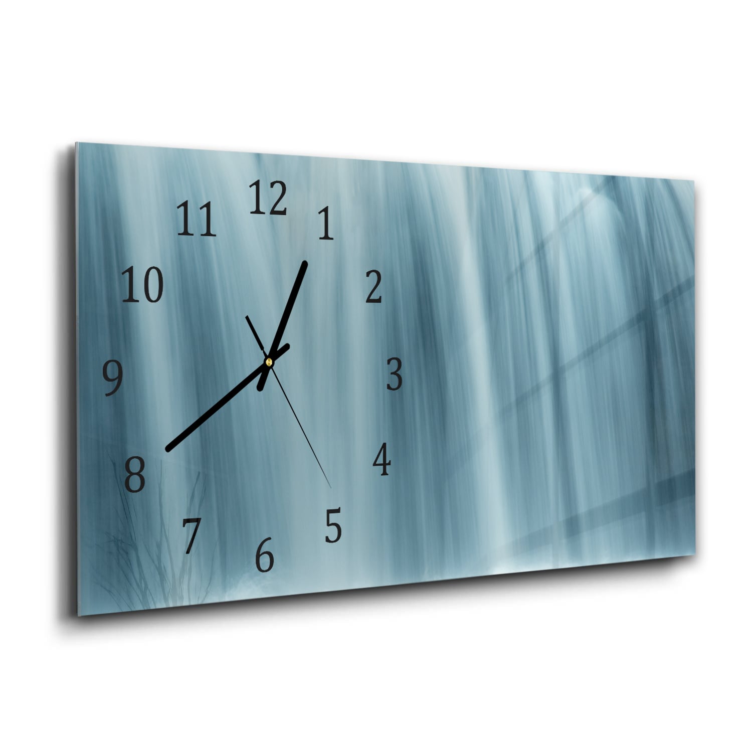 Wandklok 60x30 - Gehard Glas - Waterval