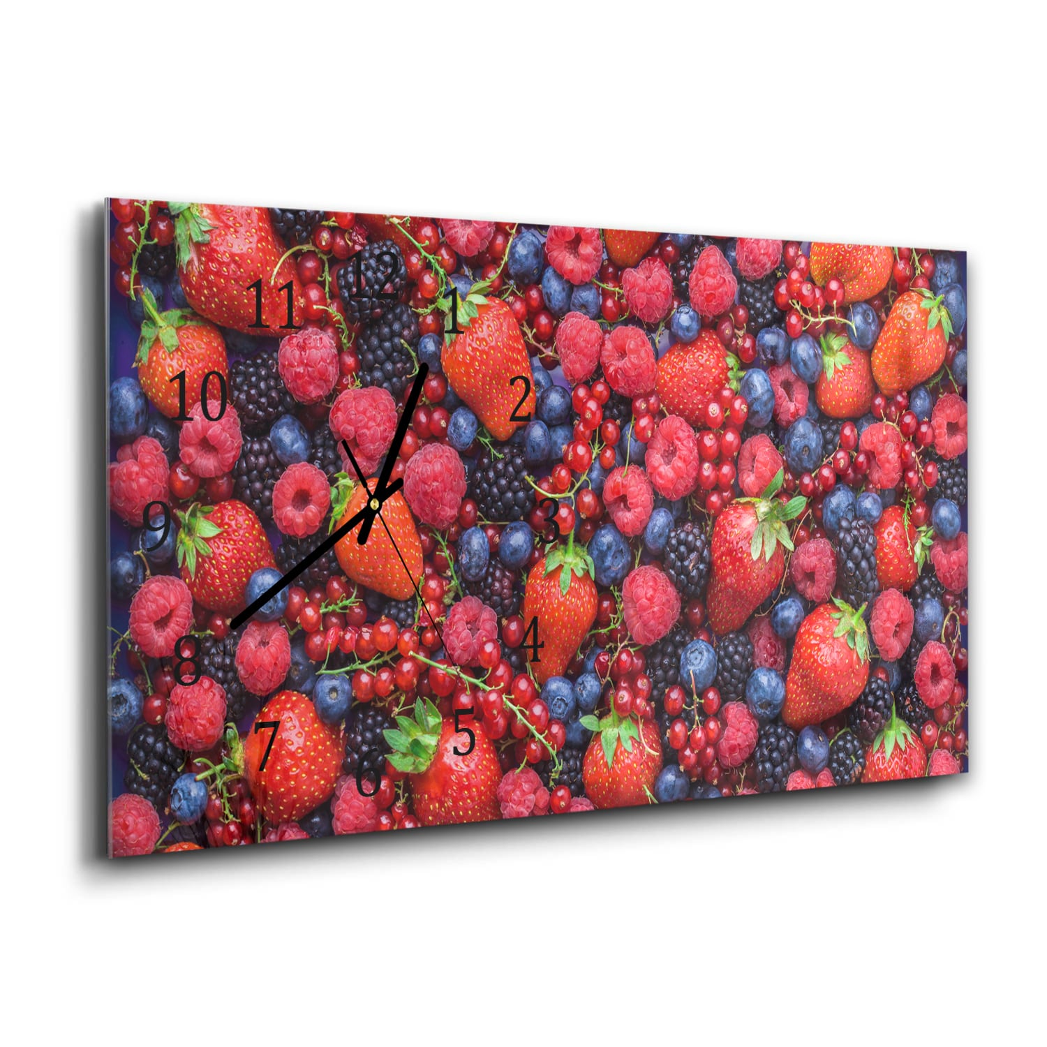 Wandklok 60x30 - Gehard Glas - Zomerfruit