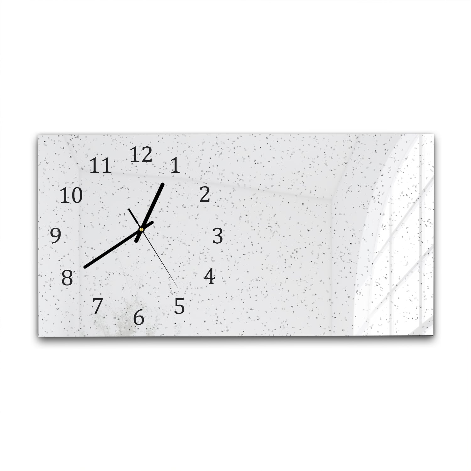 Wandklok 60x30 - Gehard Glas - Sempre Terrazzo