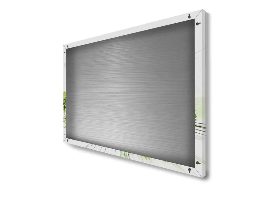 Metalen magneetbord met moderne stadstekening – droog uitwisbaar & magnetisch