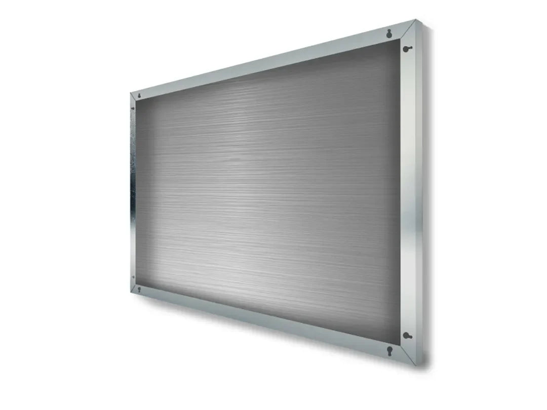 Metalen magneetbord met serene hert in mist – droog uitwisbaar & magnetisch