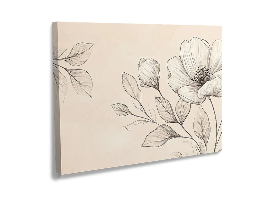 Metalen bord met bloemenontwerp in elegante lijnen, functioneel als magneetbord.