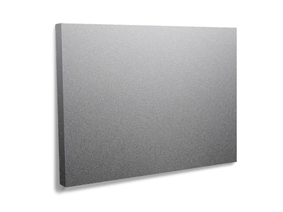 Metalen magneetbord in luxe grijs, ideaal als memobord en decoratie.