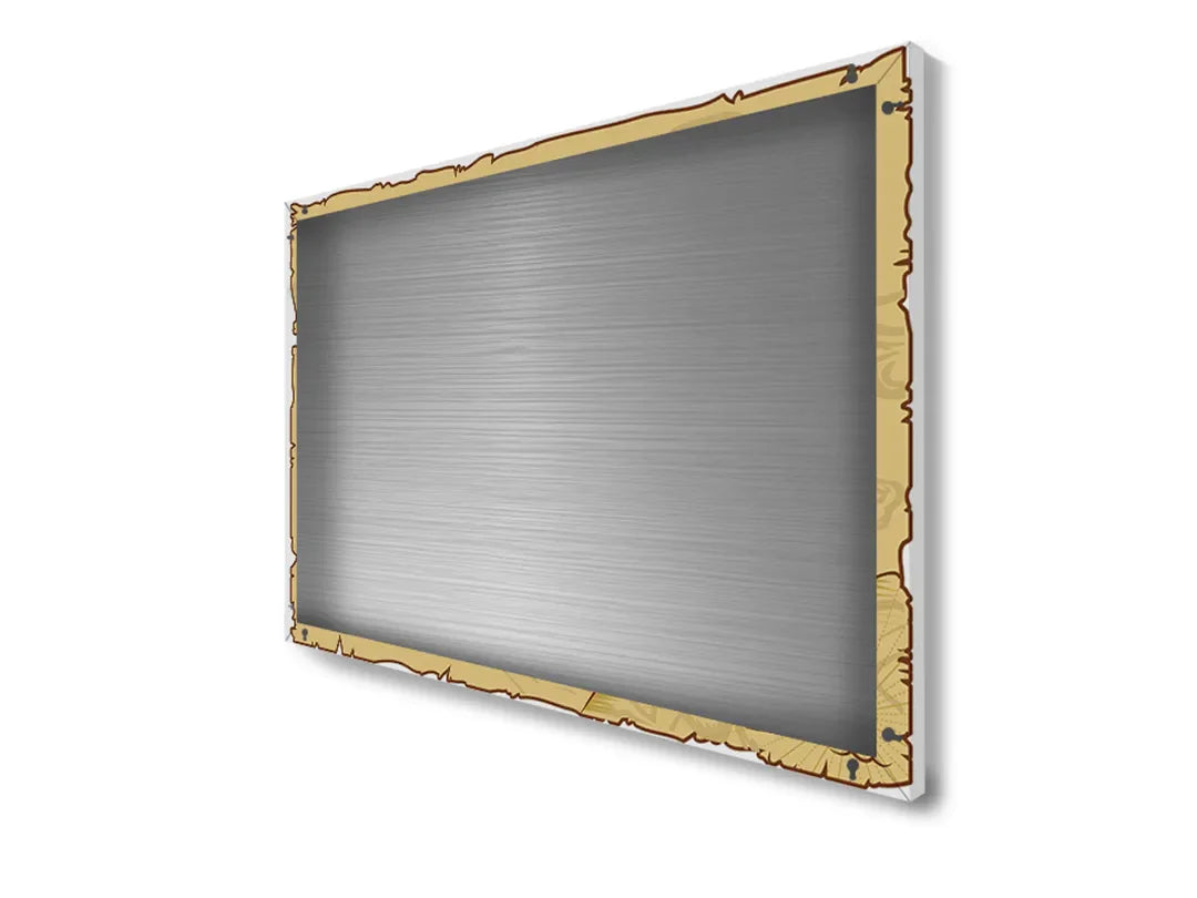 Metalen magneetbord met schatkaart ontwerp – droog uitwisbaar & magnetisch