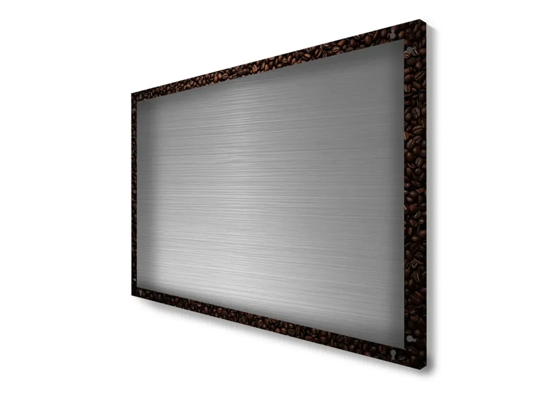 Metalen magneetbord met koffiebonen design – droog uitwisbaar & magnetisch