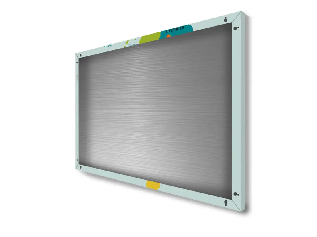 Kleurrijk metalen magneetbord met Nederland kaart – droog uitwisbaar & magnetisch