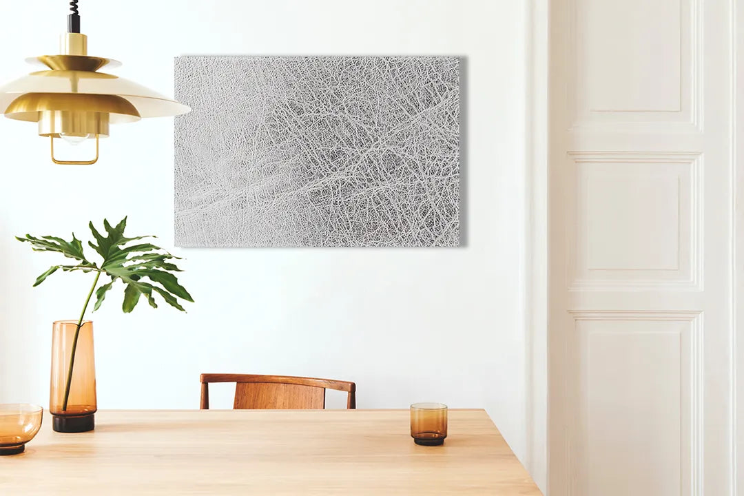 Metalen magneetbord in stijlvol wit ontwerp – droog uitwisbaar & magnetisch