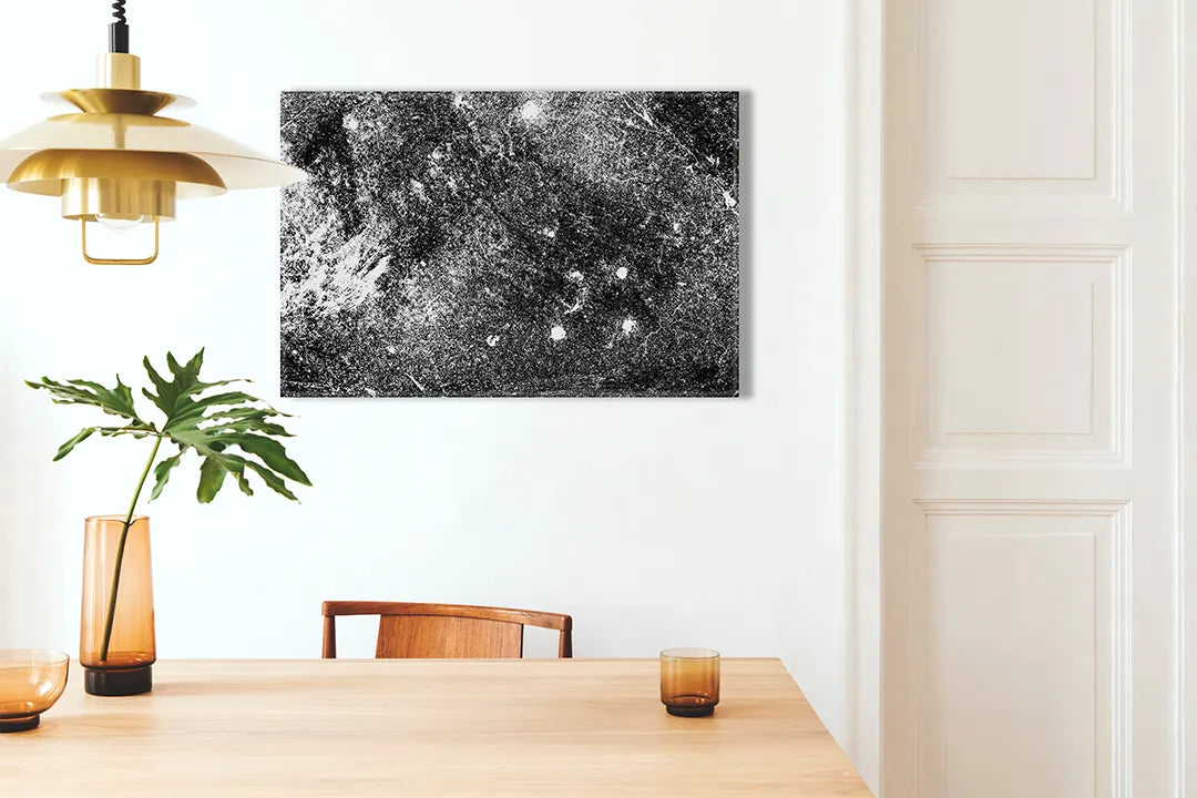 Stijlvol zwart-wit metalen magneetbord – droog uitwisbaar & magnetisch