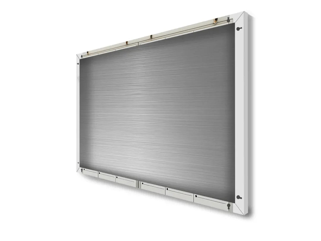 Metalen magneetbord met stijlvolle lijnen – droog uitwisbaar & magnetisch