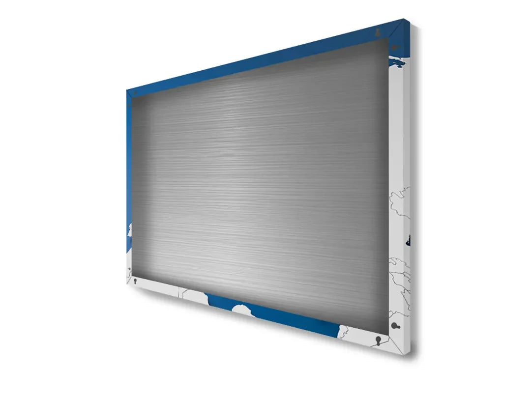 Metalen magneetbord met Europese kaart – droog uitwisbaar & magnetisch