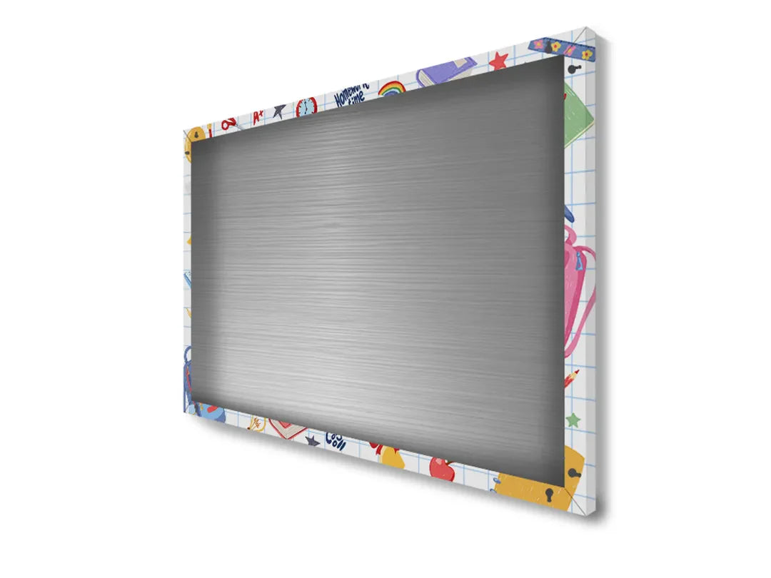 Metalen magneetbord met schooltimetable ontwerp – droog uitwisbaar & magnetisch