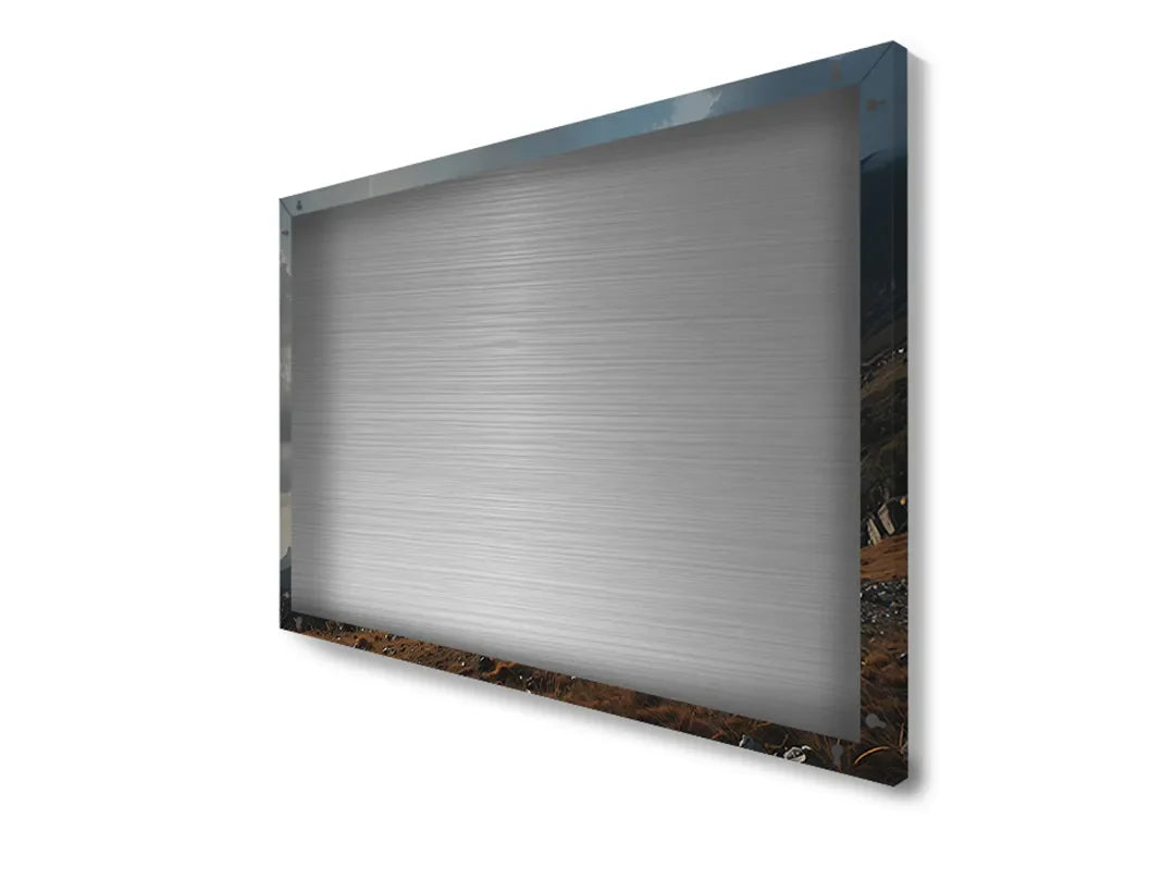 Metalen magneetbord met inspirerende tekst in de natuur – droog uitwisbaar & magnetisch