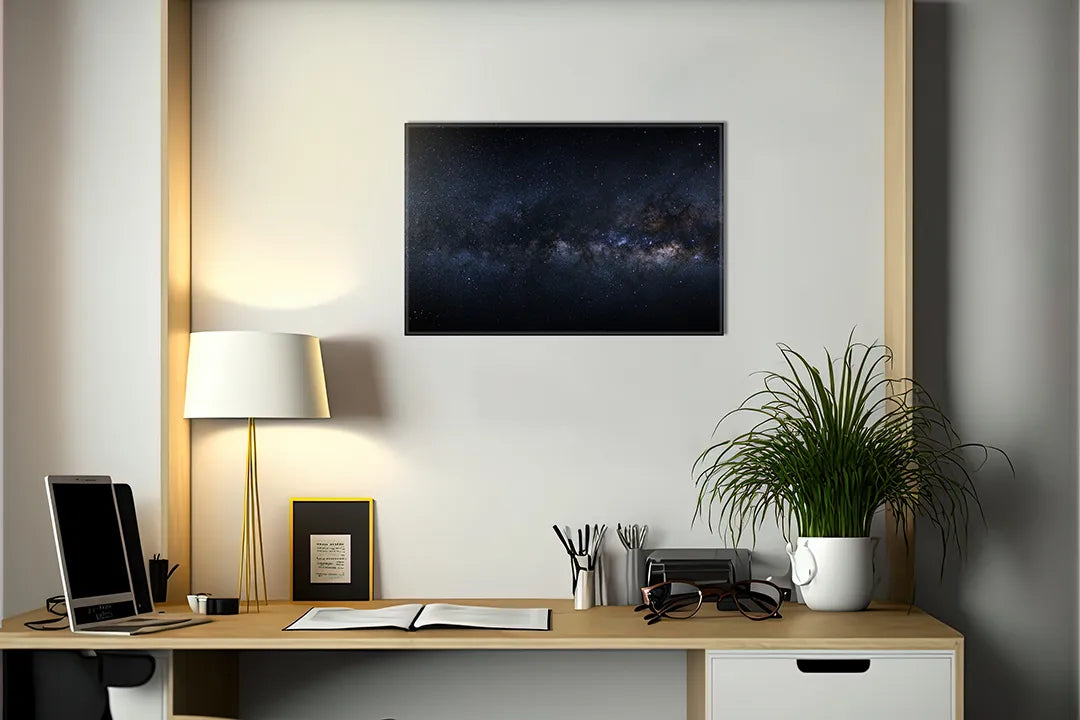 Metalen magneetbord met sterrenhemel ontwerp – droog uitwisbaar & magnetisch