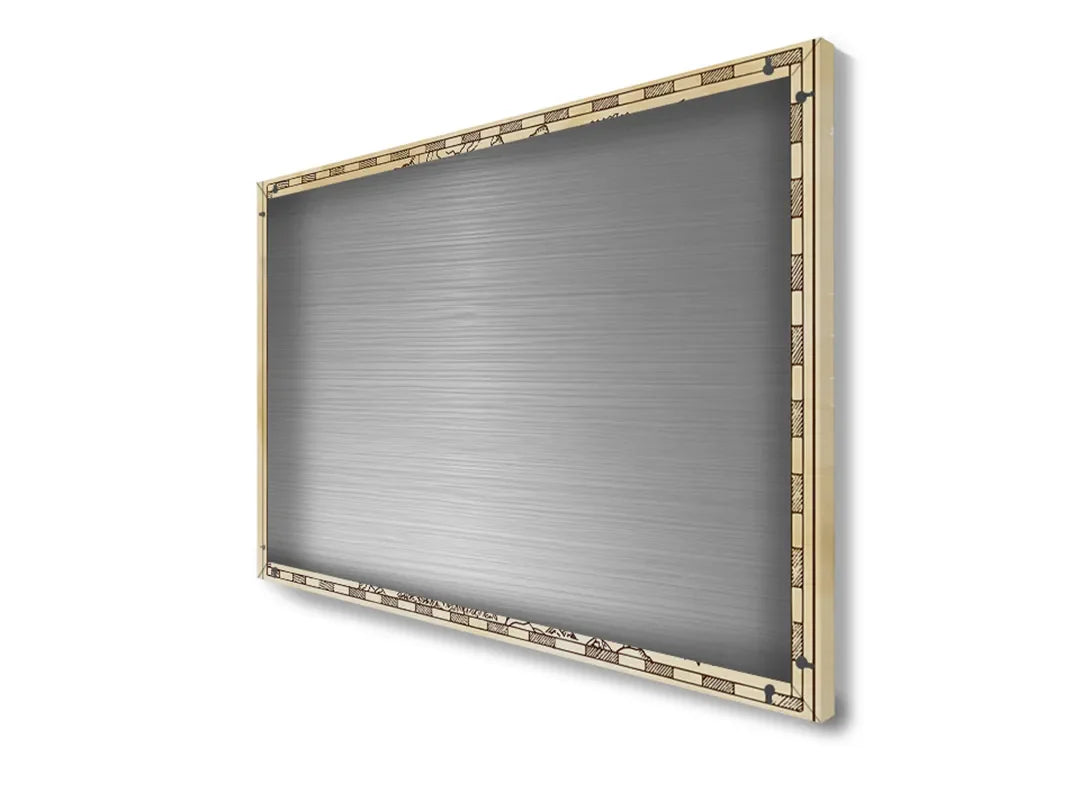 Metalen magneetbord met Caribische zeekaart – droog uitwisbaar & magnetisch