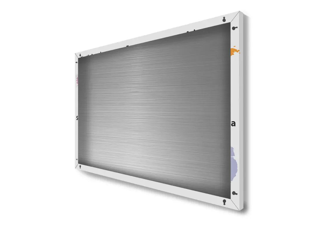 Metalen magneetbord realistische wereldkaart – geografische wanddecoratie