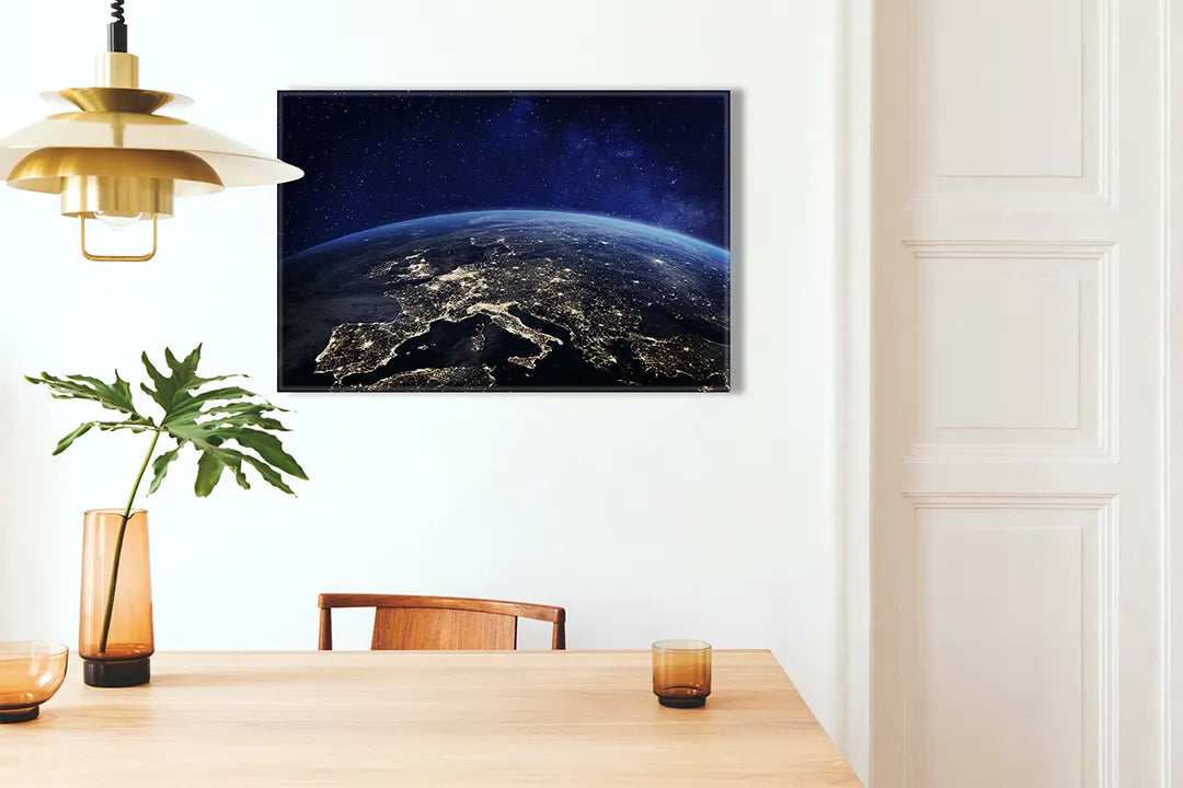 Stijlvol magnetisch aluminium paneel van de aarde – droog uitwisbaar & magnetisch