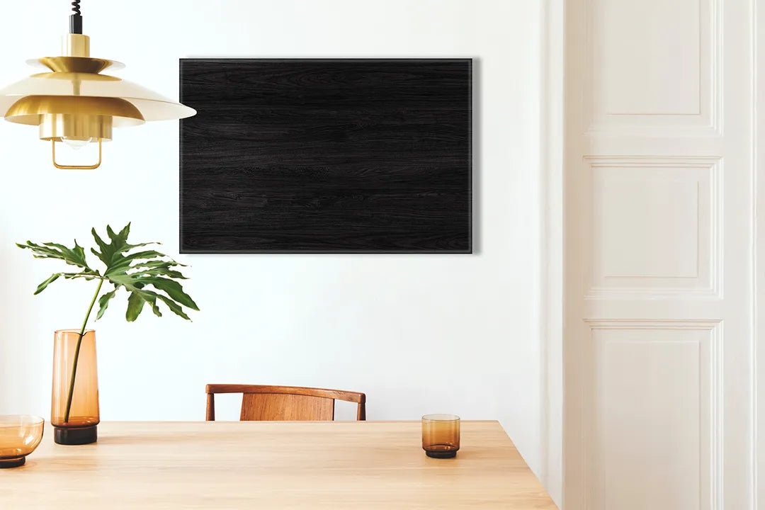 Stijlvol zwart metalen magneetbord voor elke ruimte – droog uitwisbaar & magnetisch