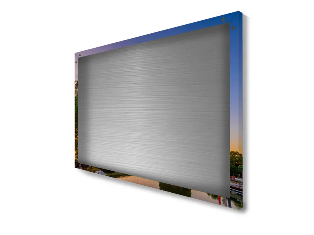 Metalen magneetbord: Eiffeltoren bij zonsondergang – droog uitwisbaar & magnetisch