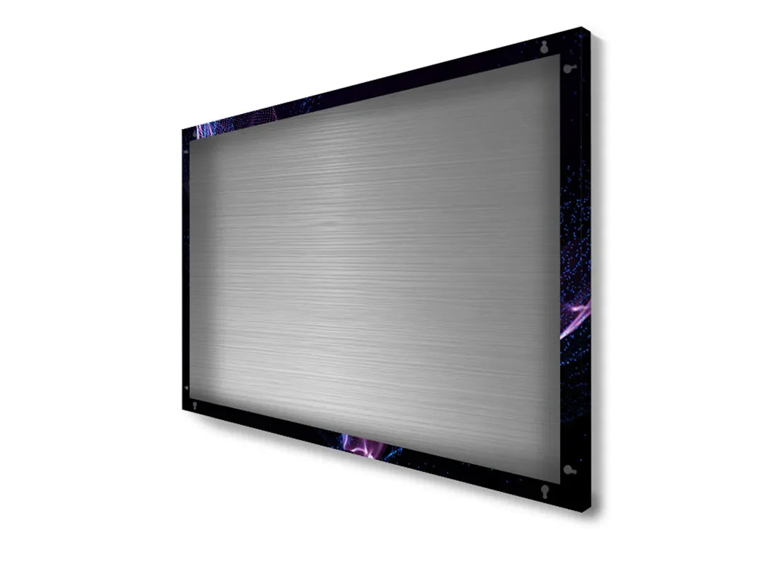 Metalen magneetbord met abstracte neon kunst – droog uitwisbaar & magnetisch