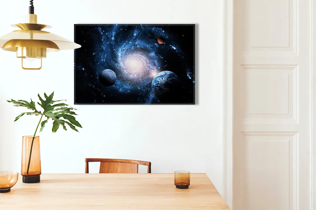 Metalen magneetbord met prachtige sterrenhemel – droog uitwisbaar & magnetisch