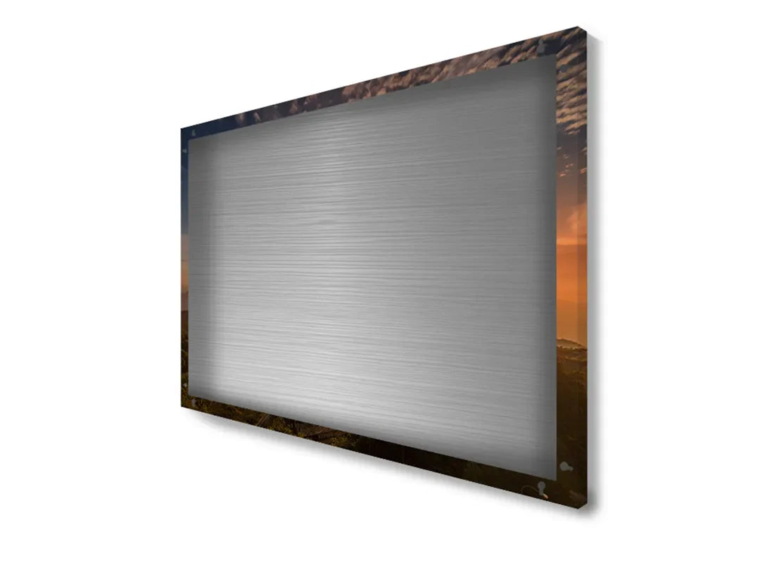 Metalen magneetbord met prachtige zonsondergang afbeelding – droog uitwisbaar & magnetisch