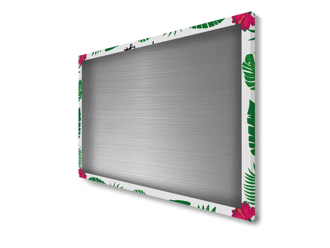 Metalen Magneetbord Monthly Planner met Tropische Lijst – droog uitwisbaar & magnetisch