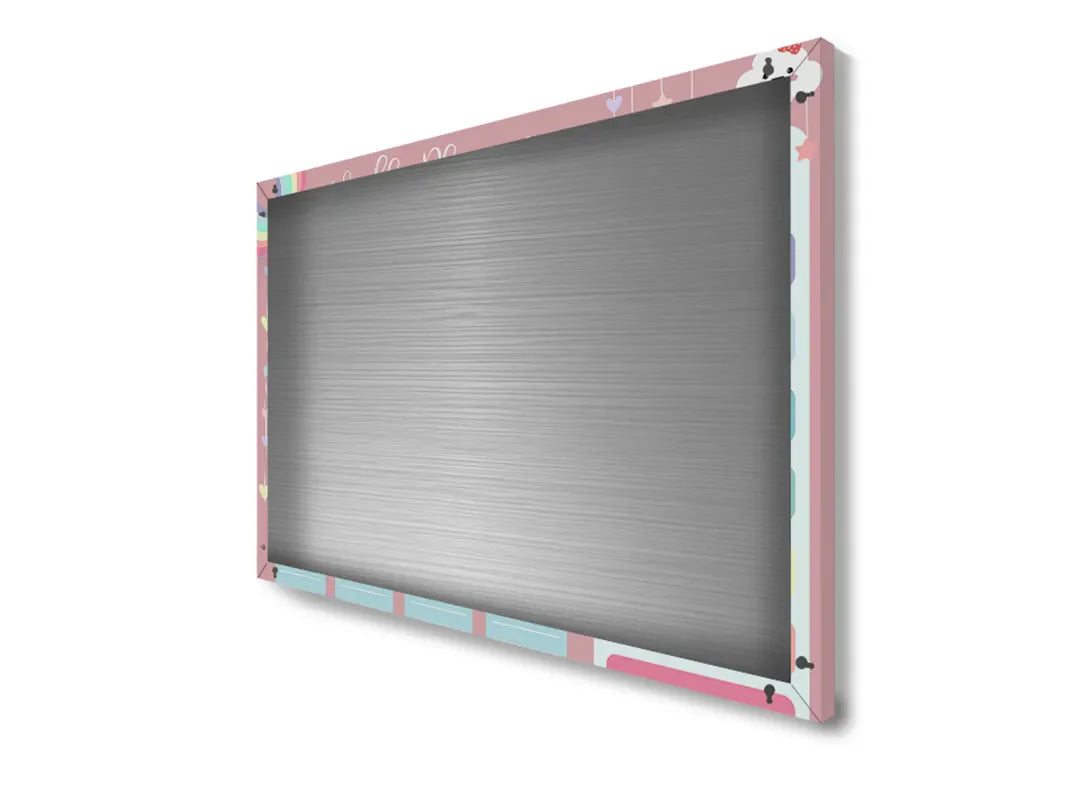 Schattig metalen magneetbord met wekenplanner – droog uitwisbaar & magnetisch