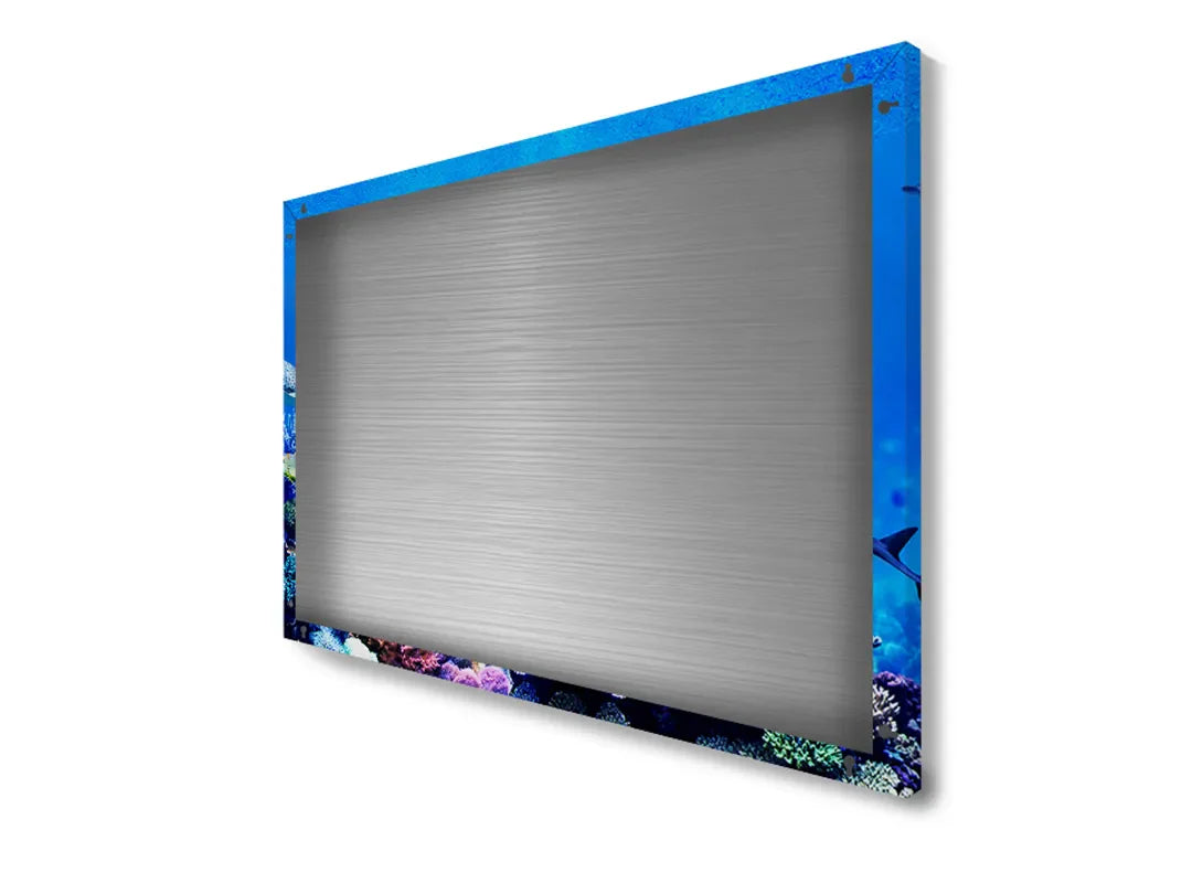 Metalen magneetbord met kleurrijk koraalrif – droog uitwisbaar & magnetisch
