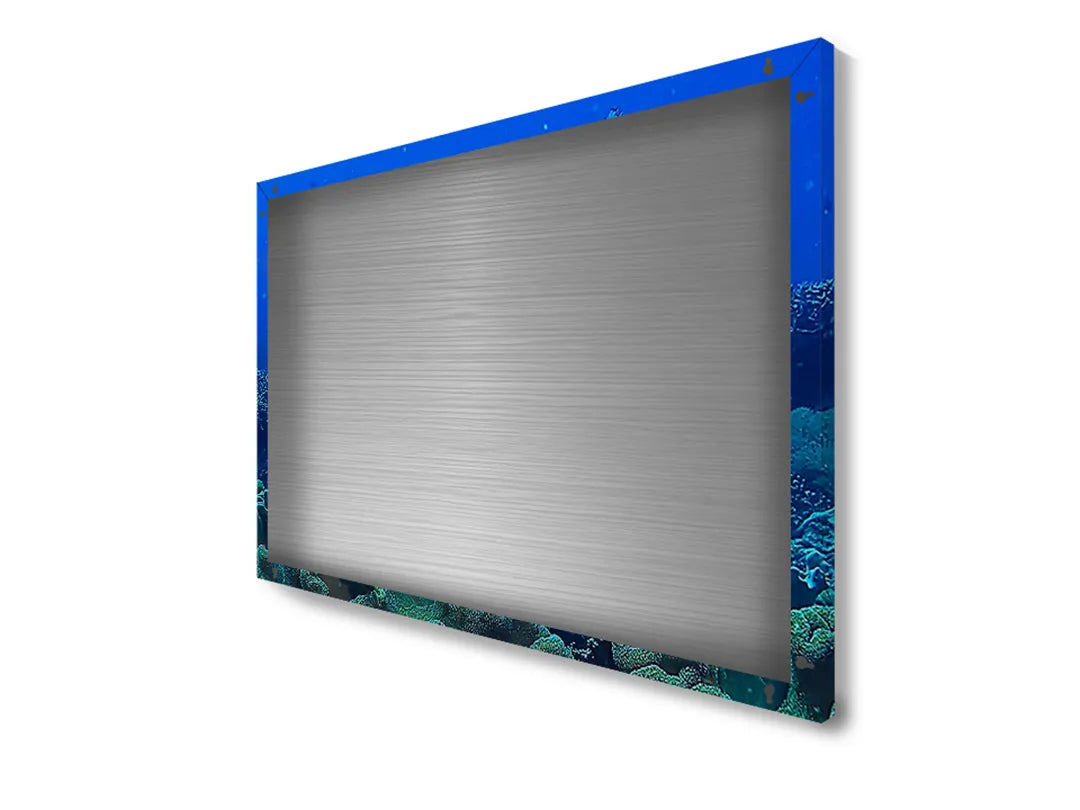 Metalen magneetbord met onderwaterleven - droog uitwisbaar & magnetisch