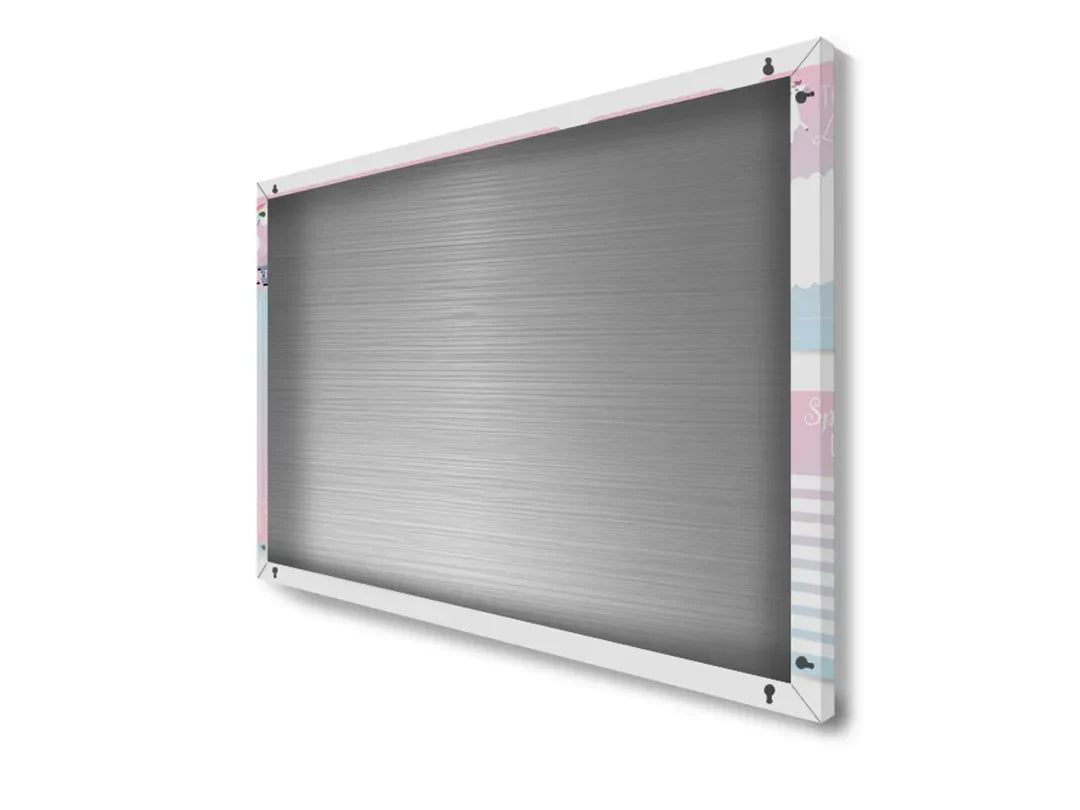 Metalen magneetbord met een schattig eenhoorn thema - droog uitwisbaar & magnetisch