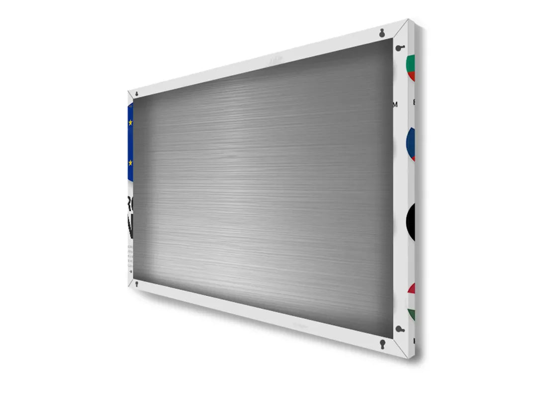 Metalen magneetbord met Europese vlaggen - Decoratief en Functioneel - droog uitwisbaar & magnetisch