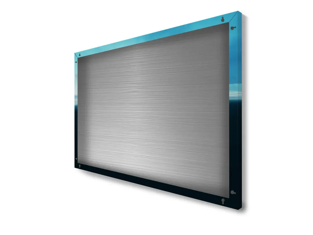 Metalen magneetbord met serene ijsbergweergave – droog uitwisbaar & magnetisch