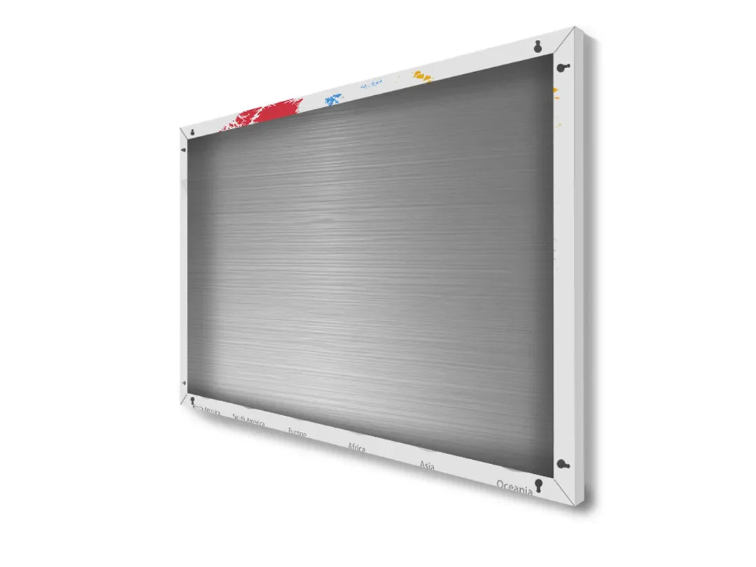 Metalen magneetbord vintage kompas – avontuur & reisdecoratie