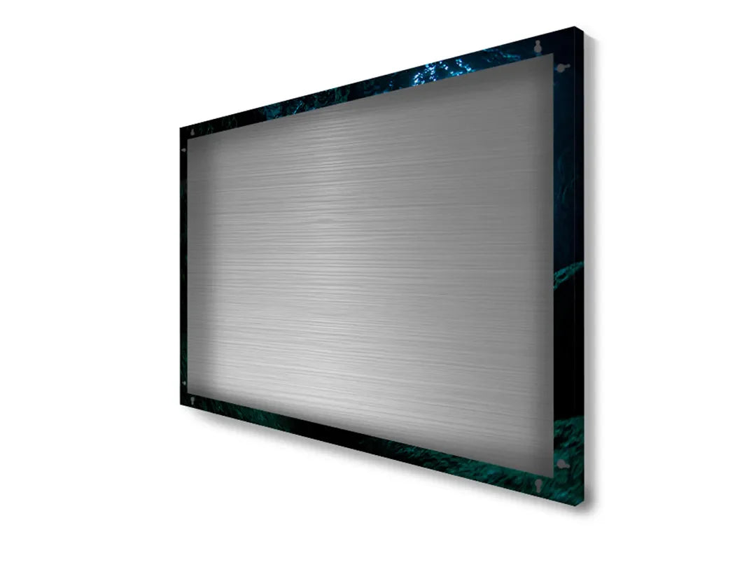 Metalen magneetbord – onderwaterwereld met vissen – droog uitwisbaar & magnetisch