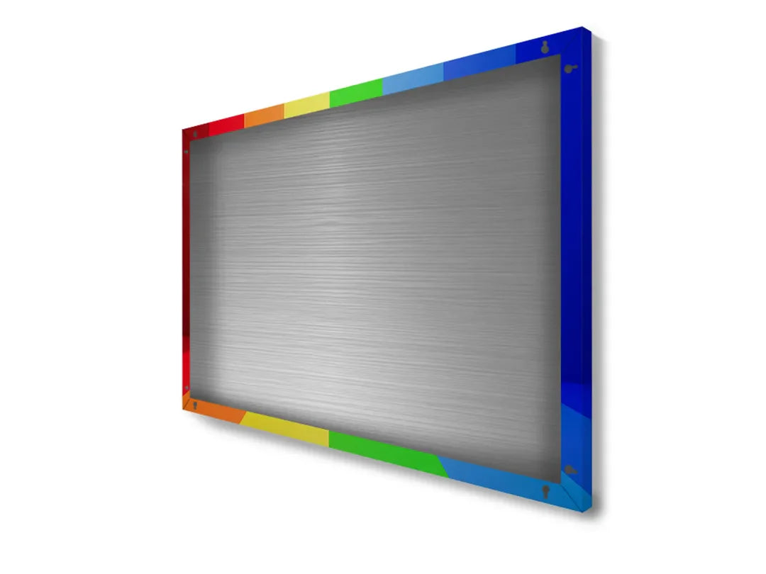 Kleurrijk metalen magneetbord voor memo's en decoratie – droog uitwisbaar & magnetisch