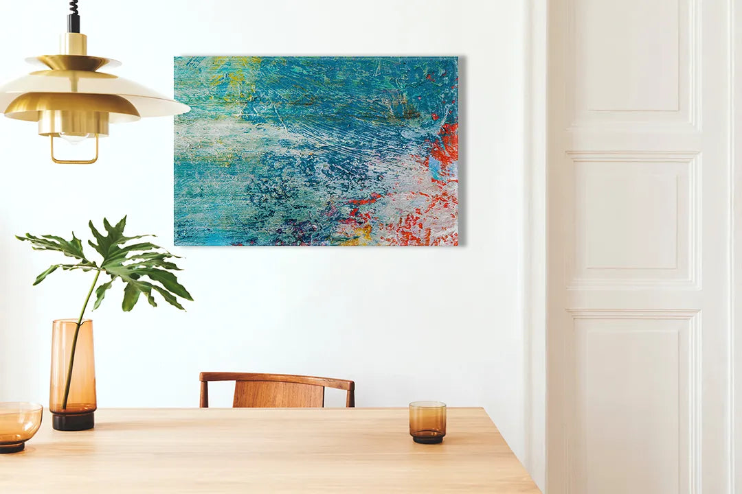 Kleurrijk metalen magneetbord voor wanddecoratie – droog uitwisbaar & magnetisch