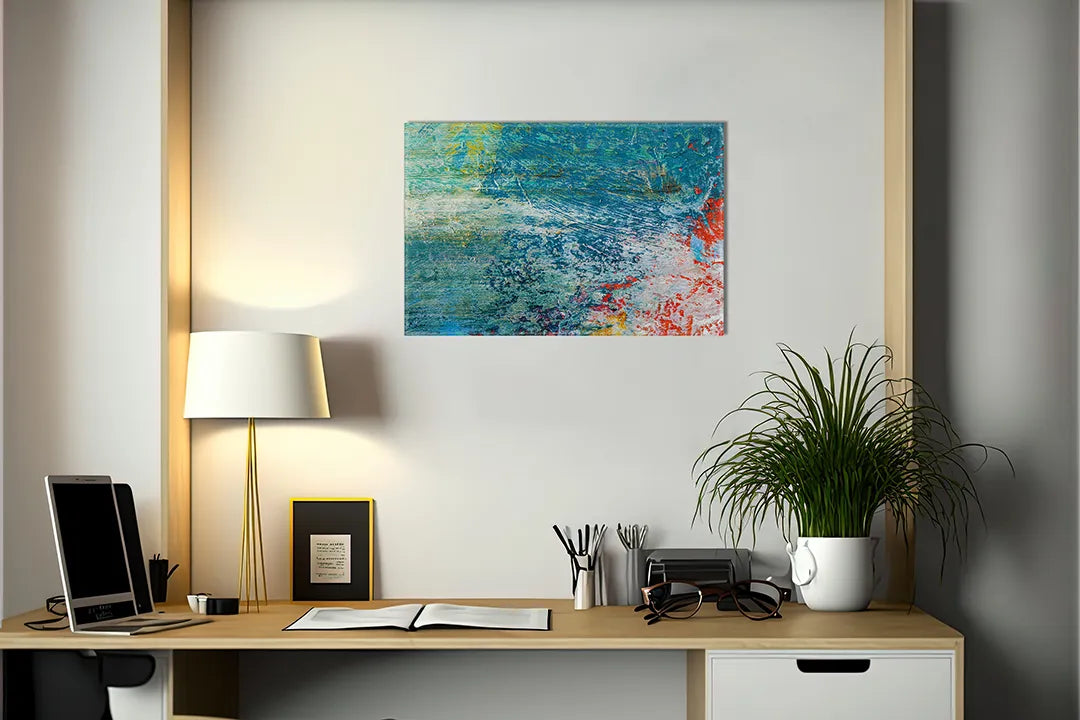 Kleurrijk metalen magneetbord voor wanddecoratie – droog uitwisbaar & magnetisch