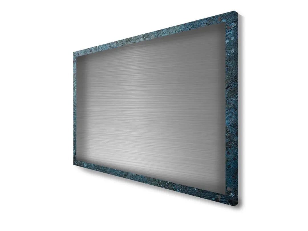 Metalen magneetbord met kruiden op een zilveren schaal – droog uitwisbaar & magnetisch