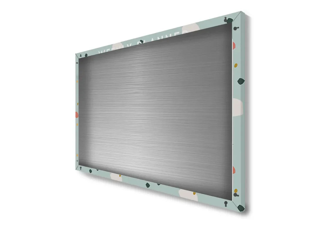 Metalen magneetbord - Weekly Planner ontwerp – droog uitwisbaar & magnetisch